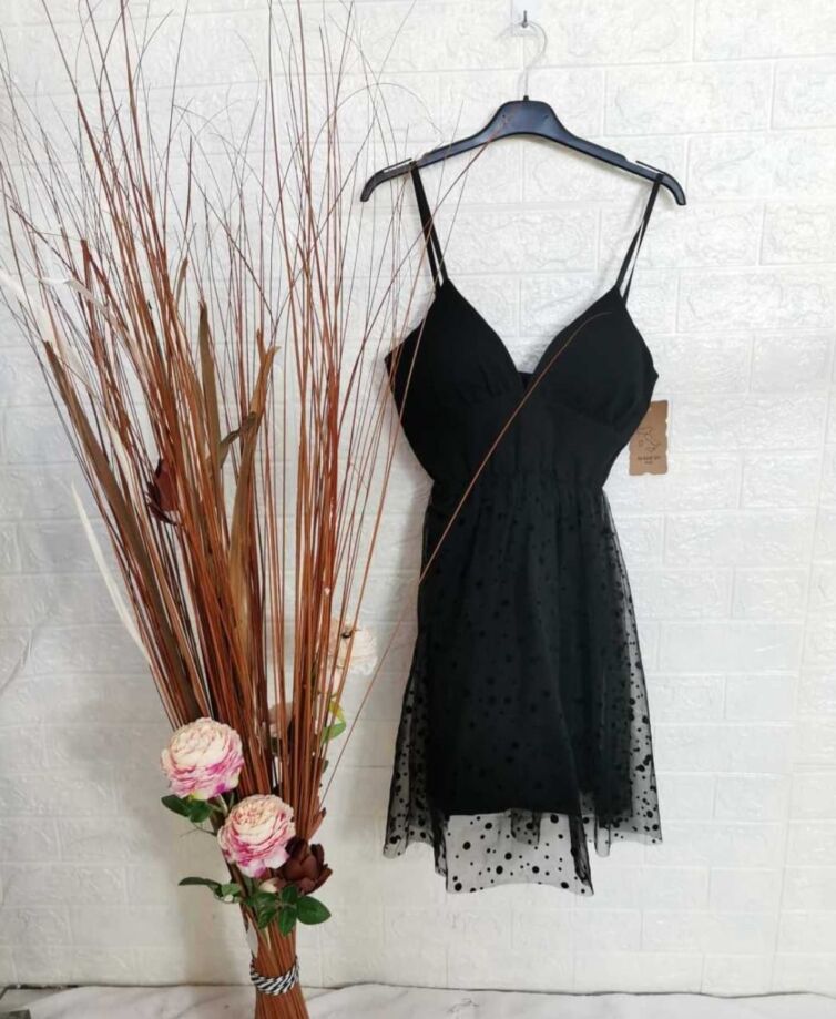 VESTITO TULLE pois