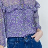 BLUSA FANTASIA ANIMALIER lilla