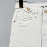 JEANS FLARE bianco