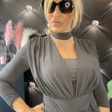 CAMICIA A BODY grigio