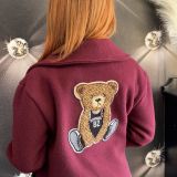 GIACCA TEDDY colore  bordeaux