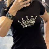 T-SHIRT CORONA IN STRASS