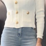 CARDIGAN BALMAIN colore panna