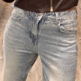 JEANS WAIST STRASS