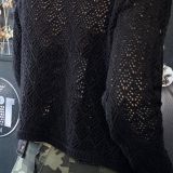 CARDIGAN TRAFORATO SLIM FIT colore nero