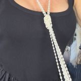 VESTITO MIDI CON GONNA A RUOTA nero