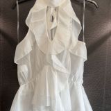 TOP BOHO CHIC bianco