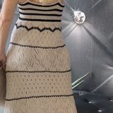 VESTITO IN CROCHET colore nocciola