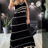 VESTITO IN CROCHET colore nero