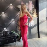 ABITO LINGERIE IN RASO rosso