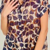 CAMICIA PETALI DI LUCE  stampa multicolore