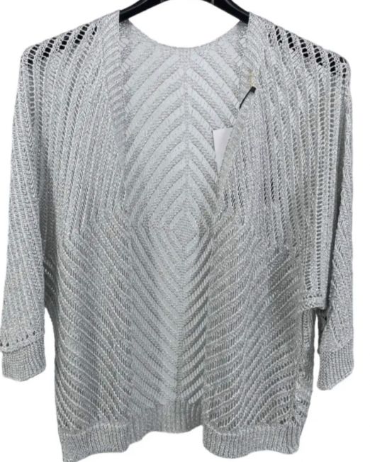 COPRISPALLE IN FILO LUREX argento