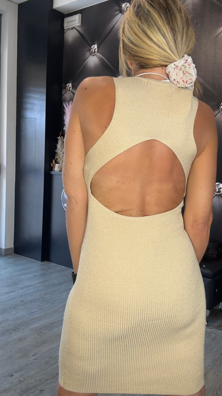 VESTITO LUREX oro