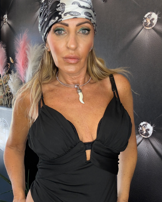BODY IN LYCRA ELASTICIZZATO nero