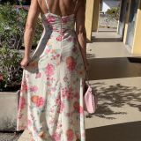 ABITO LUNGO IN CHIFFON BY MY-D  stampa fiori