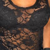 TOP IN PIZZO BY LUMINA colore nero