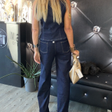 JEANS  DENIM GLAM ELASTICIZZATO blu