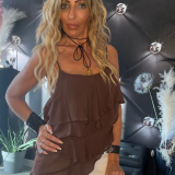 TOP VOLANT BY LUMINA cioccolato