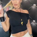 T-SHIRT SCHIENA NUDA nero