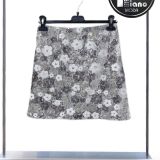 MINIGONNA FIORI DI LUCE argento