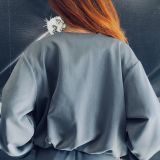 GIACCA BOMBER MY-D grigio