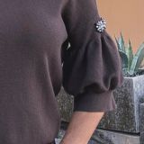 MAGLIA GIOIELLO colore cioccolato