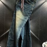 JEANS WIDE LEG lavaggio pink