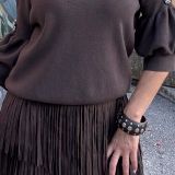 MAGLIA GIOIELLO colore cioccolato