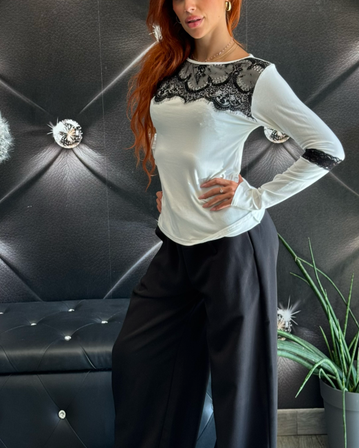 PANTALONE JOGGER CON COULISSE BY MY-D nero