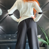 PANTALONE JOGGER CON COULISSE BY MY-D nero