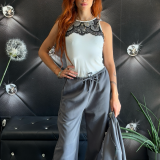PANTALONE JOGGER CON COULISSE BY MY-D grigio