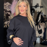 FELPA GOLDEN TWIST colore nero