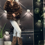 ECO VISONE SOFT GLAM marrone