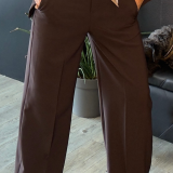PANTALONE CAFFÈ’ COUTURE  colore caffè’