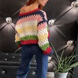 CARDIGAN MULTICOLORE IN VISCOSA SOFT – EFFETTO COCCOLA