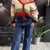 CARDIGAN MULTICOLORE IN VISCOSA SOFT – EFFETTO COCCOLA