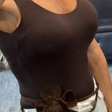 BODY ESSENTIAL IN LYCRA cioccolato