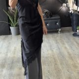 VESTITO ICONIC ASIMMETRICO nero