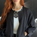 GIACCA BOMBER MY-D nero