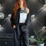 GIACCA BOMBER MY-D nero