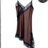 VESTITO ICONIC ASIMMETRICO marrone