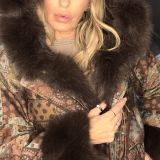 GIACCA BOMBER STAMPA RETRO’