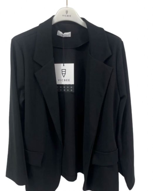 BLAZER SENZA ALLACCIATURA nero