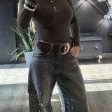 MAGLIETTA IN MISTO CASHMERE SOFT TOUCH cioccolato