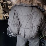 GIACCA PIUMINO CON COLLO PELLICCIA neri