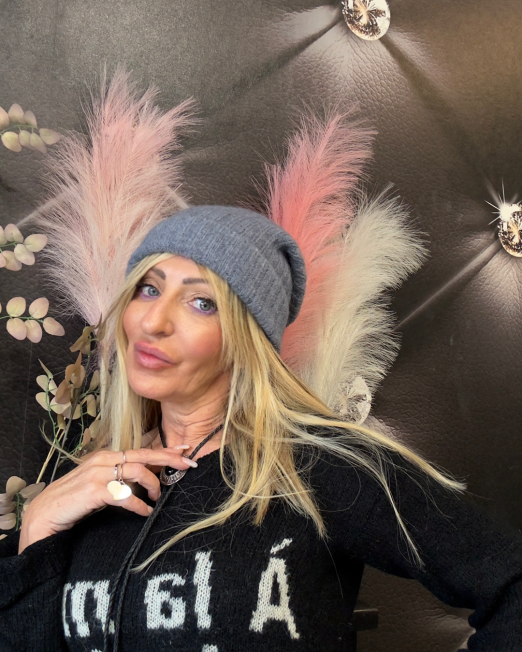 CAPPELLO LANA ALPACA grigio