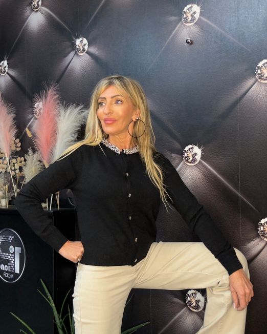 CARDIGAN GIOIELLO nero