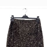 GONNA PAILLETTES colore testa di  moro