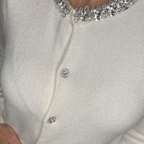 CARDIGAN GIOIELLO panna