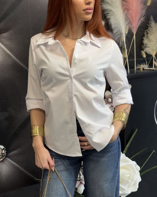 CAMICIA SLIM FIT colore bianco